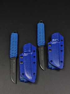 Mini Cuchillo Azul con Mango de Paracord, Bloqueo de Seguridad Retráctil y Cuchillas de Acero Inoxidable - Product Image 4