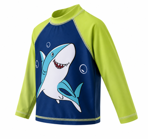 Kids Swim Top for <b>Boys</b> UV Protection Comfortable Summer Swimming Apparel <b>Boys</b> Beach Swimming Shirt Short Sleeve Quick Dry Water - Product Image 6