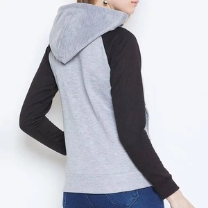 เสื้อฮู้ดดี้ผู้หญิงราคาส่ง สีพื้น เสื้อครอปแฟชั่นลำลอง เสื้อฮู้ดดี้แขนยาวผู้หญิงลำลอง - Product Image 5