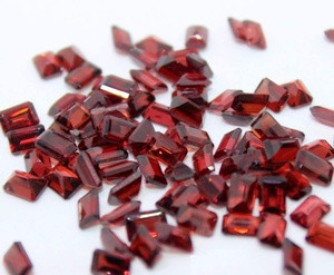 Granate Rojo Natural de Mozambique, Corte Octogonal Facetado, Gema Suelta Lisa, Precio al por Mayor para Anillos, Colgantes y Joyería - Product Image 6