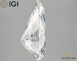 Método CVD en forma de pera, Diamante cultivado en laboratorio de 5,00 quilates, 15,27 MM, VS1, claridad E Color, certificado IGI para pulsera de diseño moderno - Product Image 3