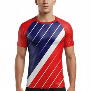 Maillots de compression personnalisés sublimés de haute qualité pour BJJ MMA, hauts de compression pour hommes, Rashguard OEM - Product Image 5