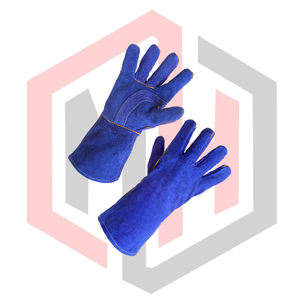 Cow Leather Welding Gloves Customized Color Full Safety Gloves Flexible Breathable Tear-Resistant Heat-Insulating Anti-static - Product Image 2