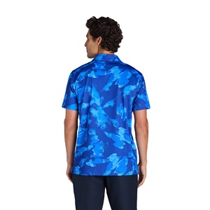 เสื้อโปโลผู้ชายสีน้ำเงินขายดีประจำปี 2026 สวมใส่สบาย ออกแบบพิมพ์ลายได้ตามต้องการ แขนสั้น ทรงเข้ารูป - Product Image 3