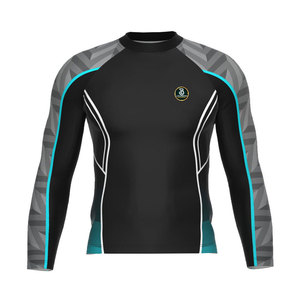 Breathable Men Rash Guards Moisture Wicking Compression Apparel For Gym Workouts Water Sports And Fitness - Product Image 1
