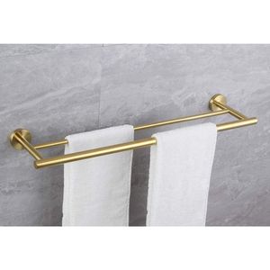 Portasciugamani Doppio in Acciaio Inox 304 da 23,6 Pollici con Finitura in Nichel, Montaggio a Parete, Barre Riscaldanti per Asciugamani - Product Image 2