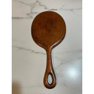 Handmade Wooden <b>Handheld</b> Vanity <b>Mirror</b> Round Makeup <b>Mirror</b> Natural Wood Handle Vintage Dressing <b>Mirror</b> Rustic Beauty <b>Mirror</b> Home - Product Image 6