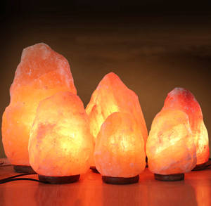 Lampes en sel de l'Himalaya en gros, pierre de cristal naturelle avec base en bois, plusieurs tailles, fournisseur de décoration intérieure - Product Image 4