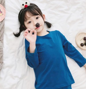 Ensemble de pyjamas pour filles, manches longues, rose, vêtements de nuit en coton pour enfants - Product Image 5