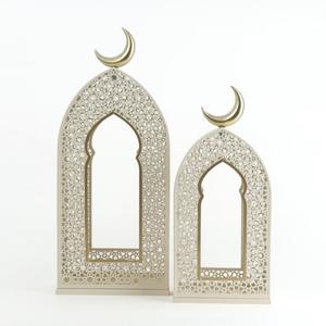 Faroles de Vela Elegantes Hechos a Mano de Metal y Vidrio con Diseño Moderno, Decoraciones para el Hogar, Venta Caliente de Ramadán, Suministro Directo de Fábrica - Product Image 4