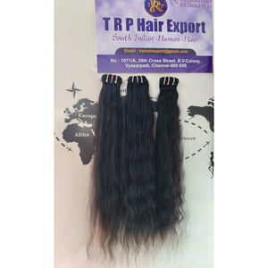 100% trama de cabello humano virgen negro Natural máquina de alta calidad trenzada recta ondulada Jerry Curl estilos onda del cuerpo - Product Image 4