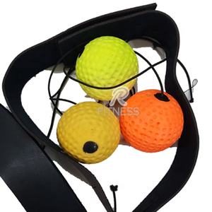 Ballon de réflexe de boxe réglable avec sangles en cuir de haute qualité - Product Image 4