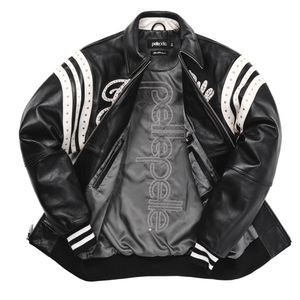 OEM Fashion Design Varsity Men's Winter Jacket New Arrival Heavy Embroidery Rhinestone Waterproof Windproof Vintage Decoration - Product Image 4