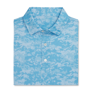 Chemise polo pour homme à imprimé tendance, respirante, essentielle pour la performance, coupe classique, séchage rapide, manches courtes, pour le golf - Product Image 5