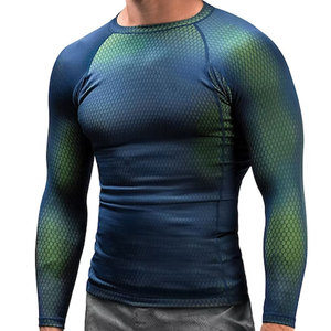 High Stretch Training Top For Gym Wear <b>Men</b> Compression Shirt Comfortable <b>Base</b> <b>Layer</b> For Running And Sports <b>Men</b> Compression Shirt - Product Image 4