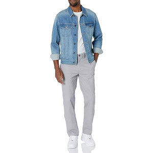 กางเกงชิโน่ผู้ชายทรงสกินนี่ฟิต สวมใส่สบาย ผ้าคอตตอนผสม ยืดได้ เหมาะสำหรับใส่ทำงานในออฟฟิศ หรือใส่ลำลอง สไตล์ทันสมัย - Product Image 4