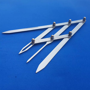 Divisor de Cejas de Acero Inoxidable con Logotipo Personalizado, Seguro para la Piel, Cuidado Posterior al Maquillaje Permanente, 1 Año de Duración, Punta Puntiaguda para Delineador de Ojos - Product Image 1