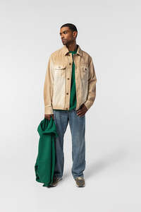 T-shirt décontracté pour homme en coton 100% tricoté, vert, col rond, manches courtes, coupe oversize, couleur unie, séchage rapide, écologique et respirant - Product Image 2