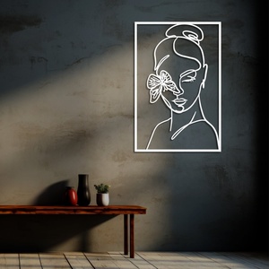 Nouvel arrivage Décoration murale géométrique minimaliste en fer auto-adhésif Art métallique Accents pour la maison Noël abstrait mur moderne - Product Image 2