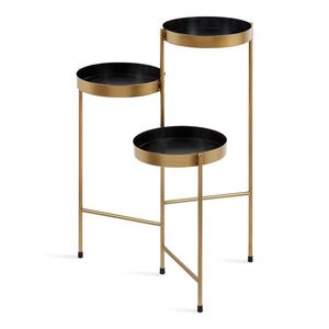Jardinière en métal de qualité supérieure avec support, porte-plantes décoratif durable, moderne, pour l'intérieur et l'extérieur, décoration de jardin et de maison - Product Image 3
