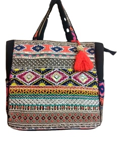 โบฮีเมียนกระเป๋าสะพายกระเป๋าช้อปปิ้งสําหรับผู้หญิงกระเป๋าสะพายขายส่ง Guru Kirpa ส่งออก House - Product Image 3