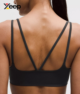 XEEP สปอร์ตบราโยคะคุณภาพสูงสำหรับผู้หญิง รุ่น XC-SB-84 ดีไซน์เรียบง่าย ระบายอากาศได้ดี สายปรับได้ แผ่นรองถอดออกได้ รองรับได้ดี แห้งเร็ว - Product Image 4