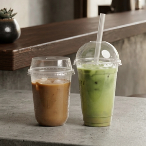 Wholesale High Clear 16oz Transparent Disposable PP <b>Plastic</b> <b>Cups</b> with Flat Lids <b>Cup</b> Cold <b>Drink</b> to Go for Coffee Juice Milk Tea - Product Image 2