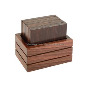 ที่รองแก้วไม้ธรรมชาติสำหรับห้องครัวและโต๊ะดีไซน์แฟนซีใหม่ - Product Image 3