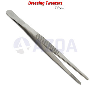 Pince à tissus en acier inoxydable de haute qualité, pince à doigt, instrument médical chirurgical premium - Product Image 4