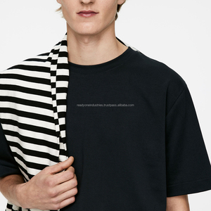 เสื้อยืดลายกรดสำหรับผู้ชายเสื้อยืดลายกราฟิกสำหรับ280 GSM แนววินเทจฟอกสี - Product Image 3