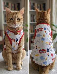 Premium Soft Cotton Round Neck AOP <b>T</b> <b>Shirt</b> for Pets with Comfortable Fit and Stylish All Over Print Design Available For Sale - Product Image 3