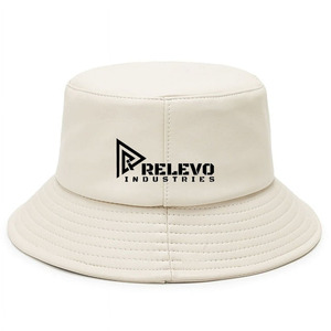 Sombrero de Pescador de Cuero Relevo Industries, Unisex, Color Sólido, Casual, Primavera/Verano, Ajustable 56-58CM, Logotipo Frontal, Ropa de Playa - Product Image 2