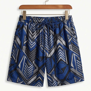 Shorts de basketball confortables en tricot uni, taille mi-haute, 100 % coton, séchage rapide, service OEM, performance sur le terrain pour hommes - Product Image 1
