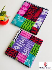 Ankara African Batik Cotton <b>Fabric</b> Premium Quality Waterproof <b>Medium</b> Weight Rib Custom Textile Manufacturer OEM ODM Fashion Bag - Product Image 6