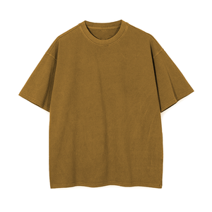 Trendy Oversized Breathable Drop <b>Collar</b> Unisex <b>T</b>-<b>Shirt</b> New Viral Design Custom Logo Tag Label Services Factory Supply Bulk - Product Image 4