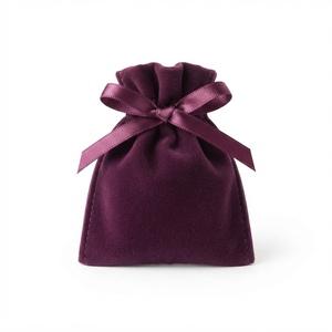 6mm Deep Plum Single Face Satin Ribbon Customizable Wholesale 350 Meter Roll for Wine Packaging Gourmet Gifts Luxury <b>Bows</b> Bulk - Product Image 2