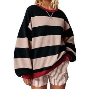 Sudaderas personalizadas para mujer, de felpa francesa suave, cuello redondo, hombros caídos, corte asimétrico, color morado lavanda pastel, cálidas y bonitas. - Product Image 5