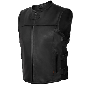 Chaleco de Cuero para Hombre a la Moda, Personalizado, Transpirable, de Piel Vacuna, Elegante, Casual y Moderno - Product Image 2