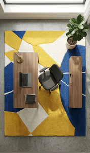 Good Quality Modern Abstract High Pile Hand Tufted Carpet Rug Pet Friendly & Eco-Friendly Extra <b>Thick</b> for Living Room Bedroom - Product Image 2