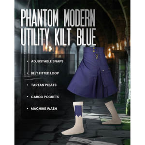 Kilts Utilitarios Escoceses para Hombre, Trajes Tradicionales al por Mayor con Bolsillos Cargo 2026 - Product Image 4
