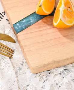 Tabla de cortar grande de bambú con asa |   Tabla de Cocina con Acabado Liso y Apta para Cuchillos, para una Preparación de Alimentos Fácil y Segura - Product Image 4