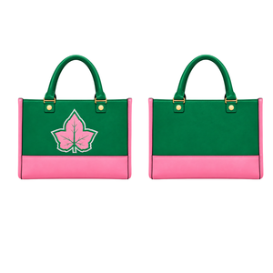 Bolso de Hombro Verde para Mujer, Resistente al Agua, con Cierre de Cremallera, Bolso de Mano de Moda, Bolso de Doble Asa para Compras - Product Image 1