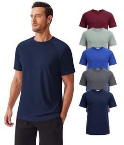 T-shirt de sport à manches courtes en polyester 100 % de haute qualité, 180 grammes, tricoté, décontracté, à imprimer, séchage rapide, respirant, pour la course à pied - Product Image 4