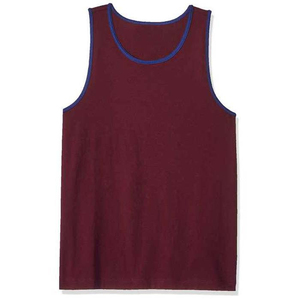 Camiseta sin Mangas de Punto Color Granate para Hombre, Estilo Casual, Marca Harry Johnson Production, Modelo 2026 - Product Image 1