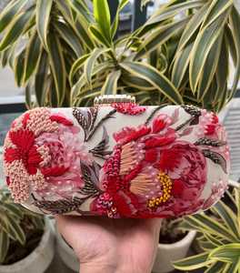 Pochette de voyage unisexe légère et élégante en tissu brodé, motif géométrique bohème, faite à la main, pour bijoux, usage quotidien, forme carrée pratique - Product Image 5