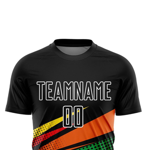 Diseño personalizado y logotipo impreso en uniformes deportivos de fútbol, nuevo modelo, último diseño de camiseta de fútbol para venta en línea. - Product Image 4