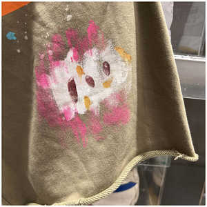 Pantalones Cortos Deportivos Personalizados con Estampado Splash para Hombre, Estilo Urbano, con Bajo sin Rematar, de Felpa Francesa, Algodón Lavado Mineral - Product Image 5