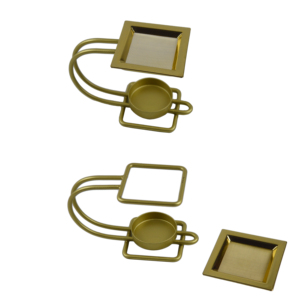 Quemador de Incienso de Diseño Metálico con Acabado Dorado, Porta Incienso Decorativo para el Hogar - Product Image 1