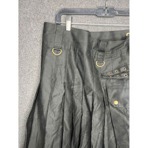 Kilt traditionnel pour femmes, taille moyenne/grande/XL, avec boutons en laiton, poches cargo, vêtements écossais pour filles, OEM ODM - Product Image 3