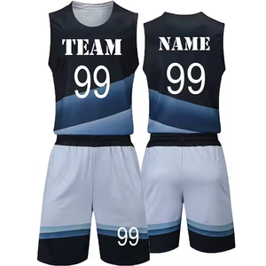 Conjunto de Uniforme de Baloncesto Personalizado Rojo Naranja Amarillo con Estampado por Sublimación Equipo 99 Unisex Adulto Transpirable Jersey y Pantalones Cortos de Poliéster - Product Image 2